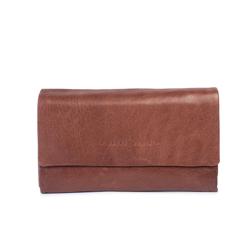 Dusky Robin - Rose Purse - Brown