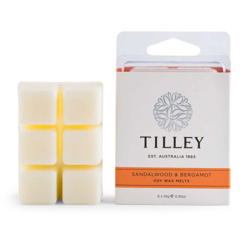 Tilley - Square Soy Melts - Sandalwood & Bergamot 60g