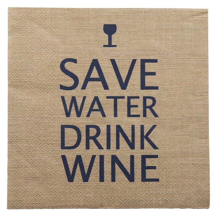 Coast to Coast - Napkins - Save Water 20pk 3ply