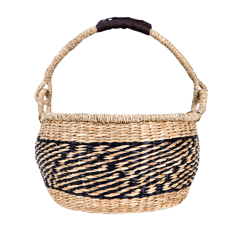 Annabel Trends - Seagrass Basket - Black