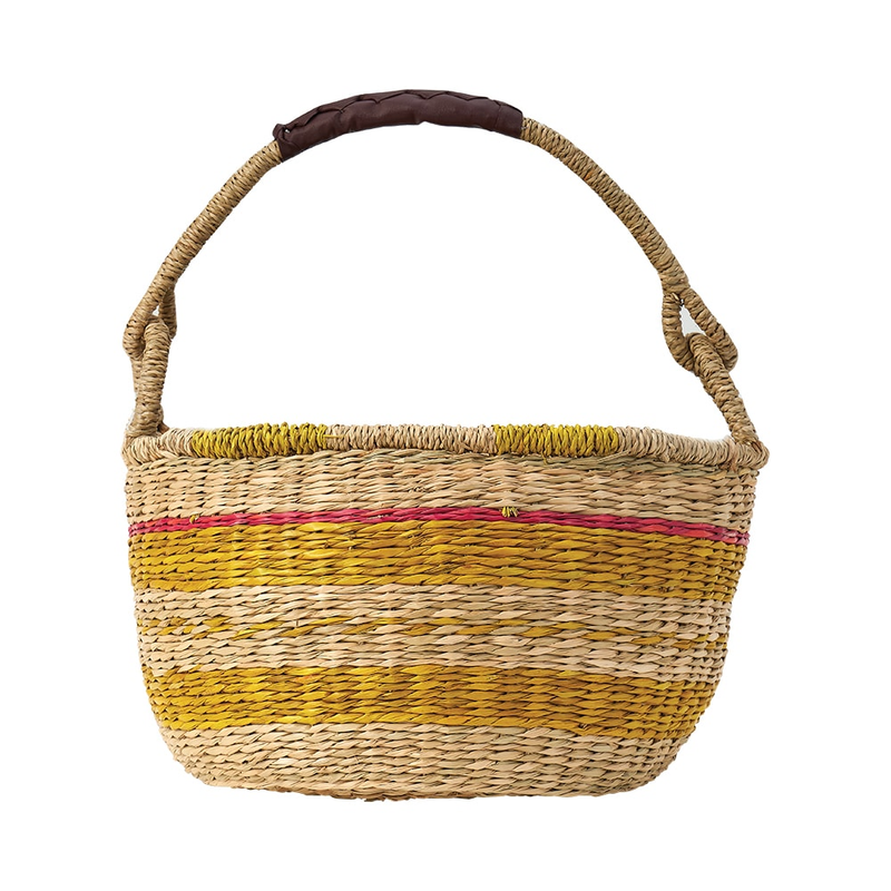 Annabel Trends - Seagrass Basket - Yellow