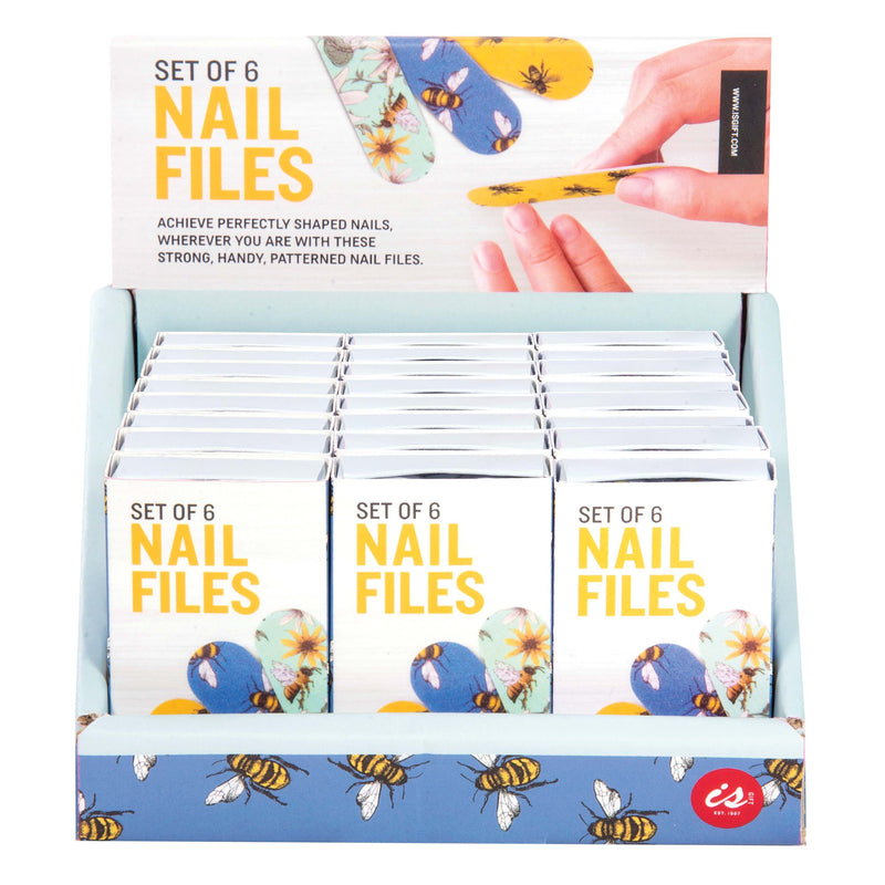 Is Gift - Nail Files - Set of 6 - Assorted Bees