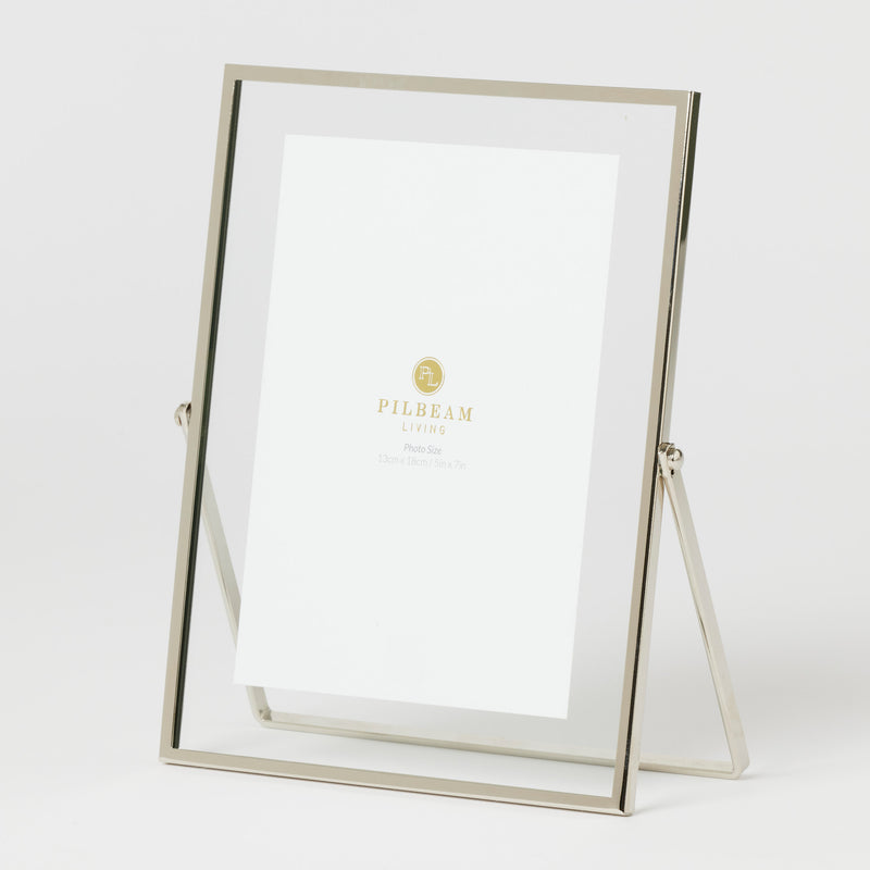 Pilbeam Living-Stelle 5x7 Photo Frame - Silver