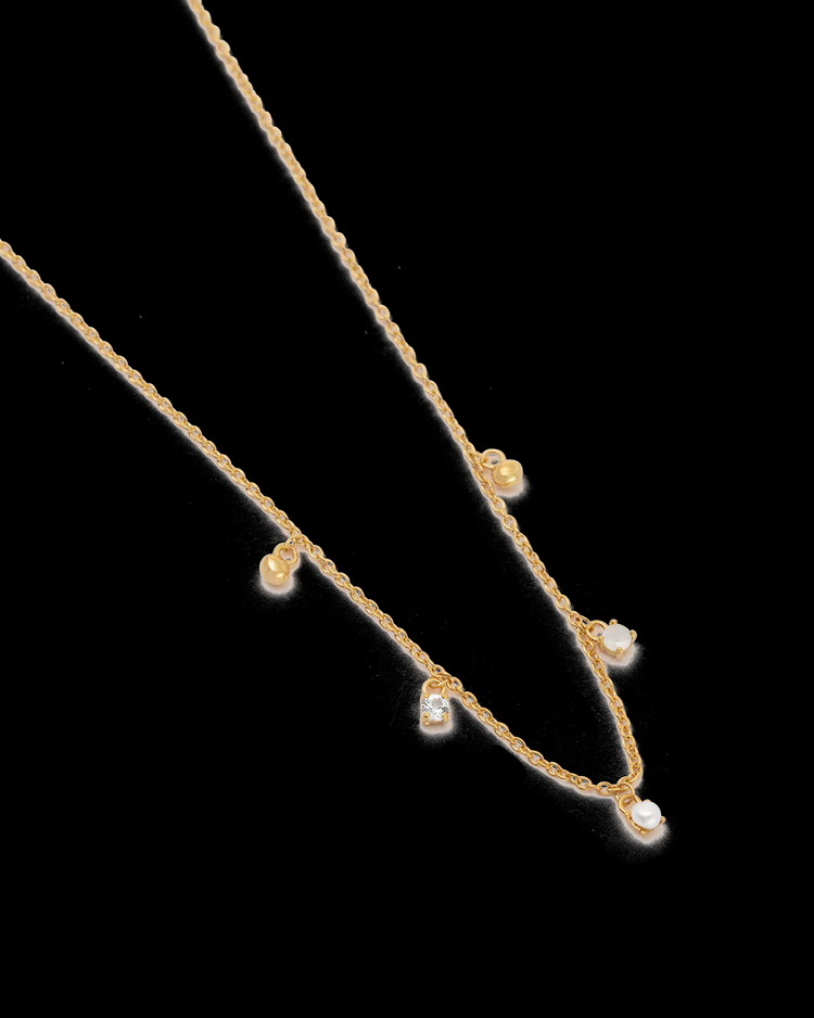Kirstin Ash - Sunrise Opal Necklace 18k Gold Plated