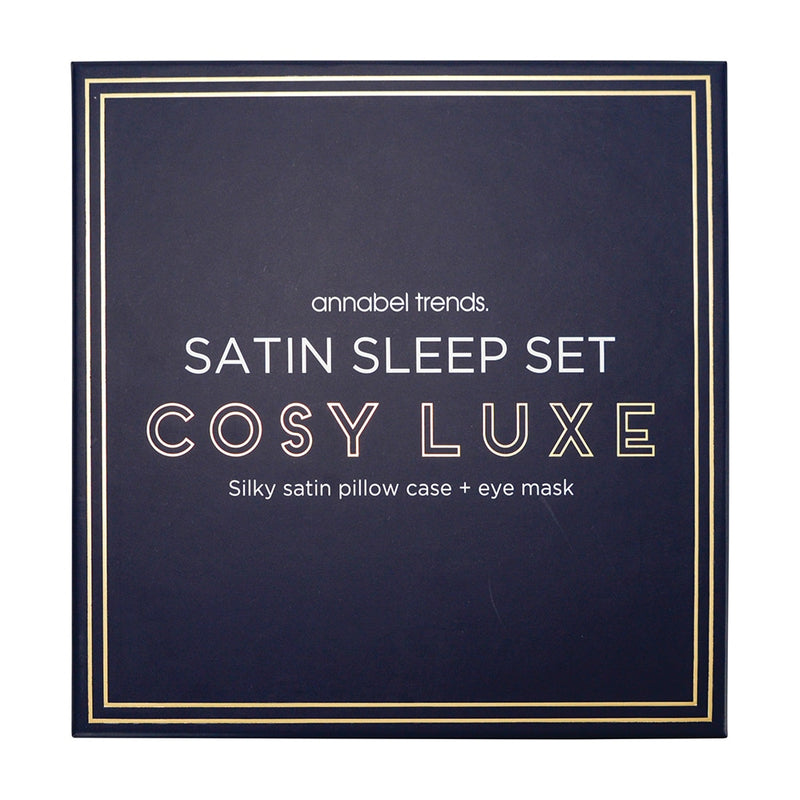 Annabel Trends - Satin Sleep Set - Cosy Luxe - Midnight