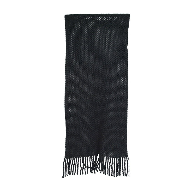 Annabel Trends - Knitted Scarf - Black