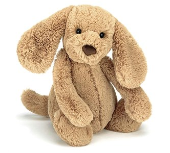 Jellycat - Bashful Toffee Puppy  - Medium