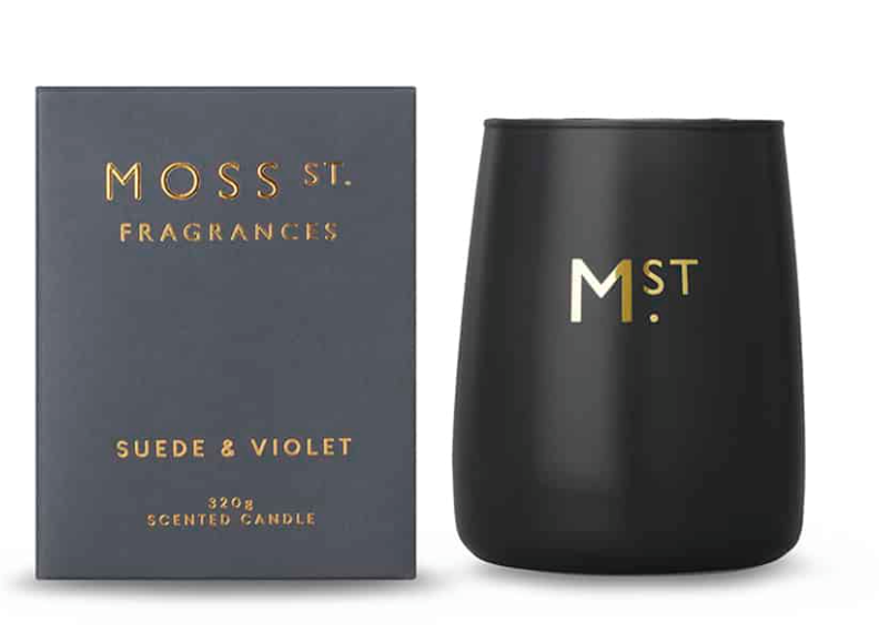 Moss St. - Soy Candle - Suede & Violet 320g
