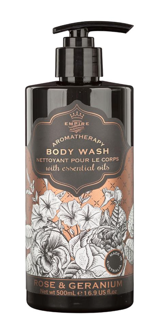 Empire Botanicals  - Body Wash - Rose & Geranium 500ml