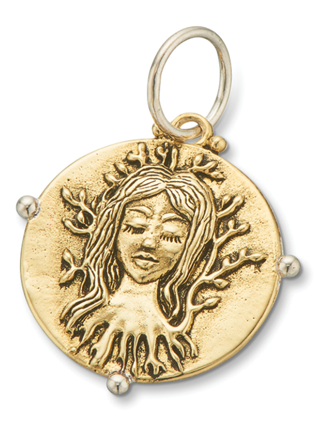 Palas - Goddess Gaia: Spirit of the Earth Charm