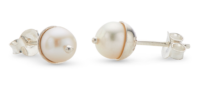 Palas - Pearl Stud Earrings