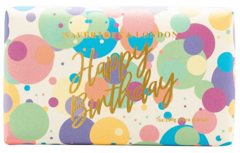 Wavertree & London - Soap Bar - Happy Birthday Confetti