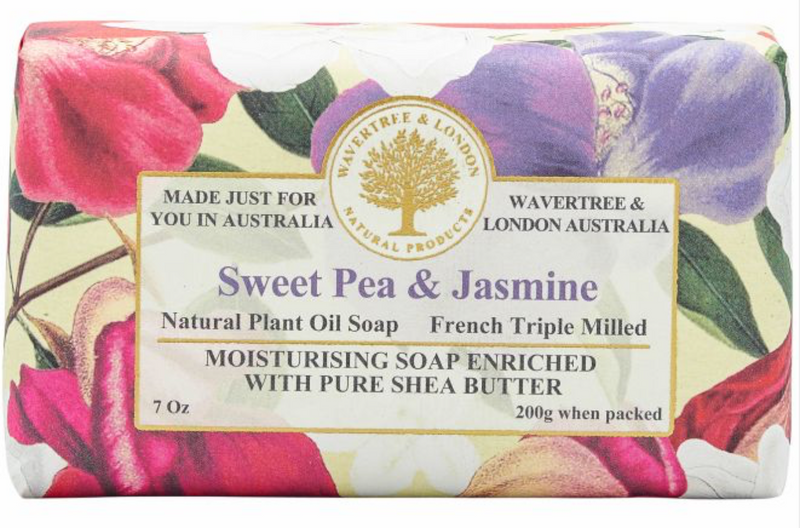 Wavertree & London - Soap Bar - Sweet Pea & Jasmine