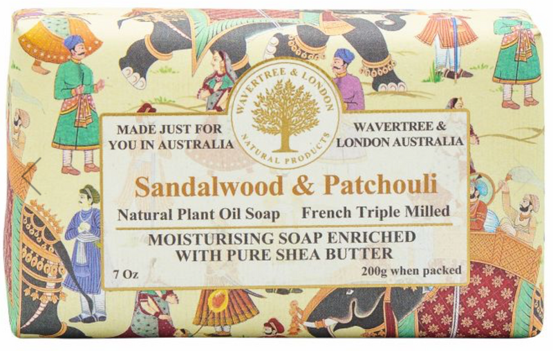 Wavertree & London - Sandalwood & Patchouli Soap Bar