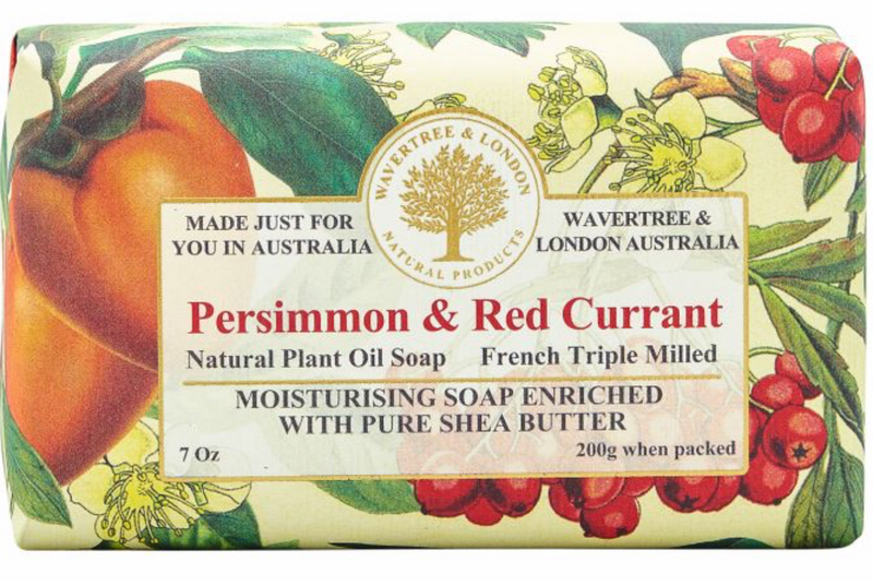 Wavertree & London - Persimmon & Red Currant Soap Bar