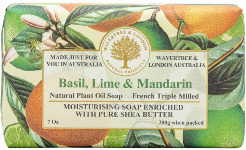 Wavertree & London - Soap Bar - Basil, Lime & Mandarin