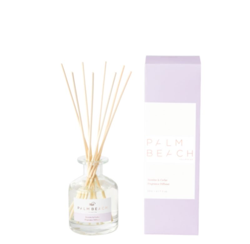 Palm Beach Mini Fragrance Diffuser - Jasmine & Cedar 50ml