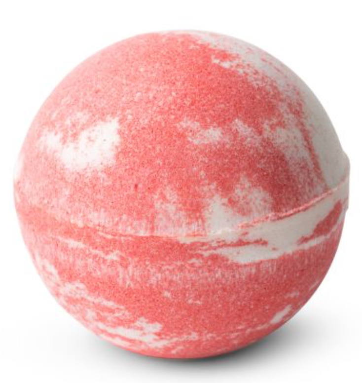Tilley - Bath Bomb Swirl - Pink Lychee Scented 150g