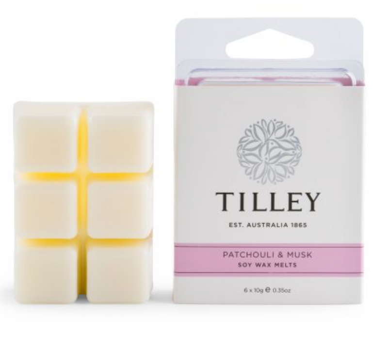 Tilley - Square Soy Melts - Patchouli Musk 60g