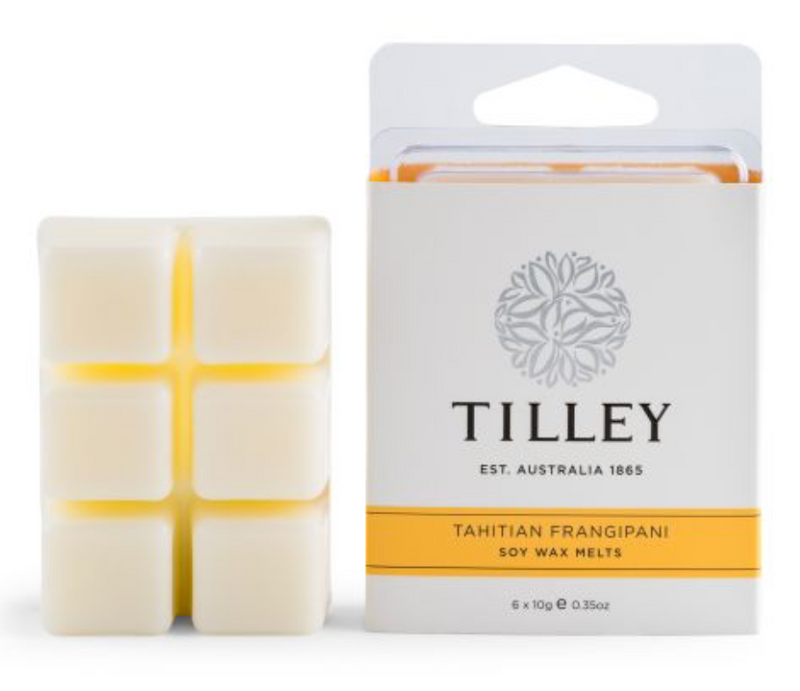 Tilley - Square Soy Melts - Tahitian Frangipani 60g