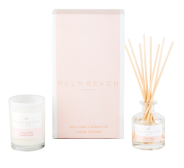 Palm Beach Mini Candle & Diffuser Gift Pack - Vintage Gardenia