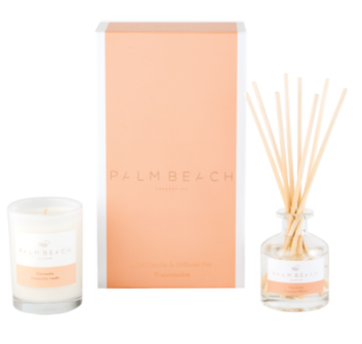 Palm Beach Mini Candle & Diffuser Gift Pack - Watermelon