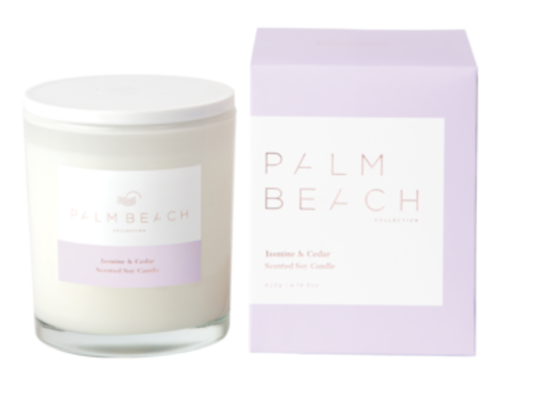 Palm Beach - Candle 420g - Jasmine & Cedar