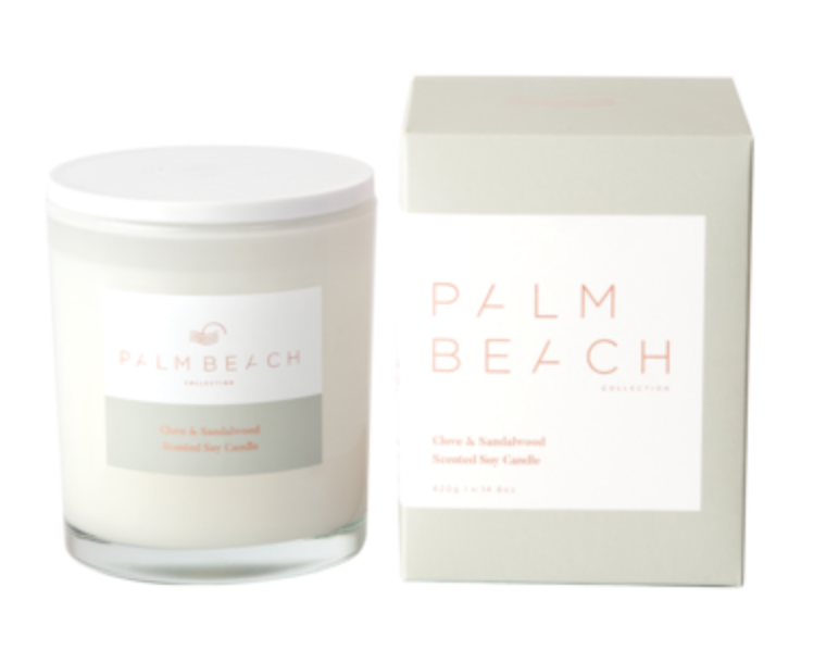 Palm Beach Standard Candle - Clove & Sandalwood 420g