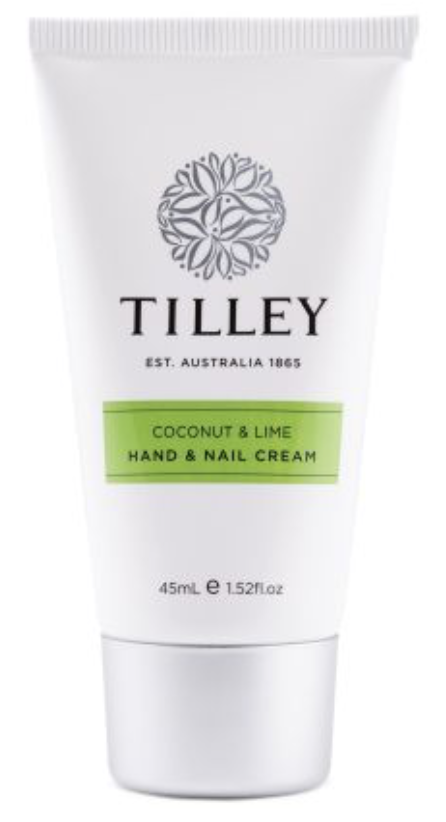 Tilley - Deluxe Hand & Nail Cream - Coconut & Lime 45ml