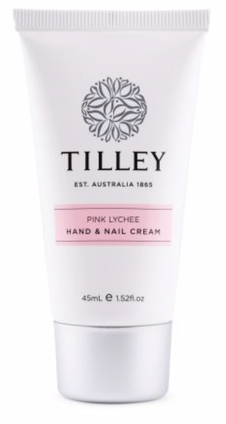 Tilley - Hand & Nail Cream - Pink Lychee 45ml