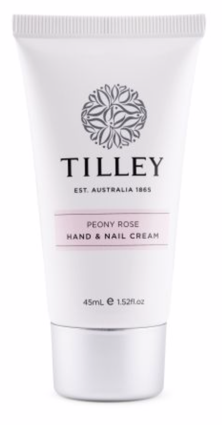 Tilley - Deluxe Hand & Nail Cream - Peony Rose 45ml