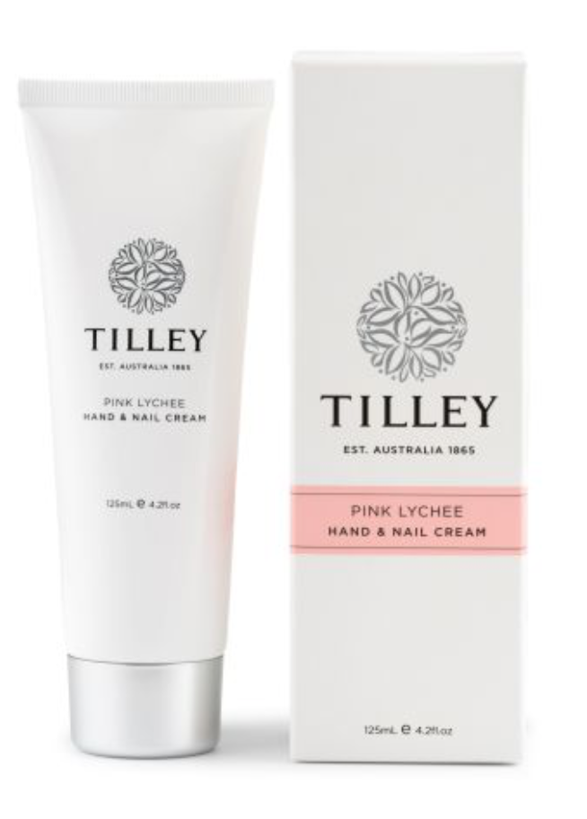 Tilley - Deluxe Hand & Nail Cream -  Pink Lychee 125ml