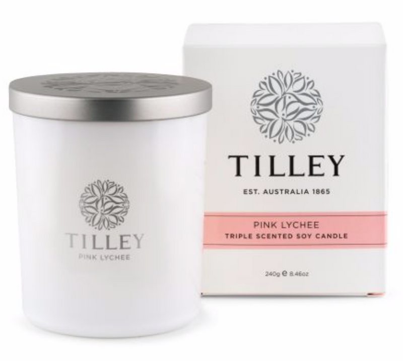 Tilley - Soy Candle - Pink Lychee 240g