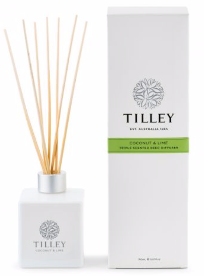 Tilley - Aromatic Reed Diffuser - Coconut & Lime 150ml
