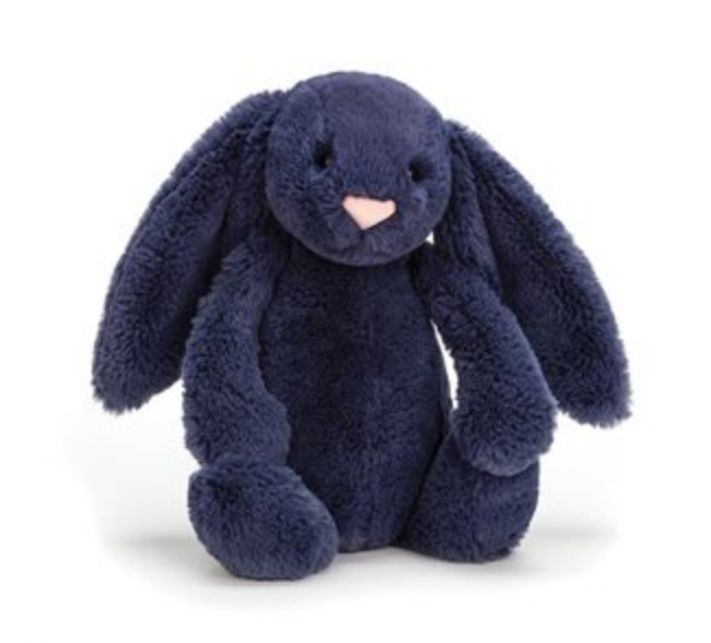 Jellycat - Bashful Navy Bunny Small