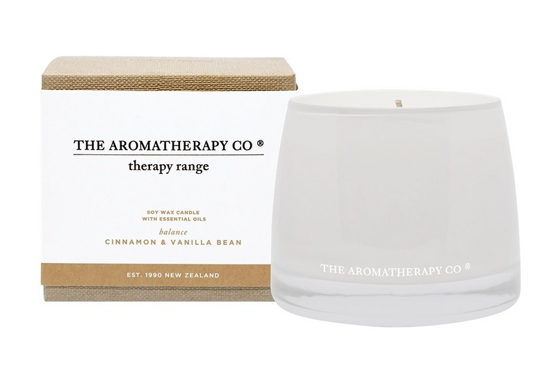 Aromatherapy Co - Therapy Candle 260g Balance - Cinnamon & Vanilla Bean