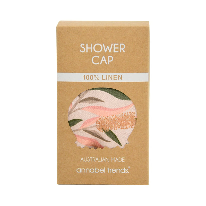 Annabel Trends - Linen Shower Cap - Bottlebrush Light