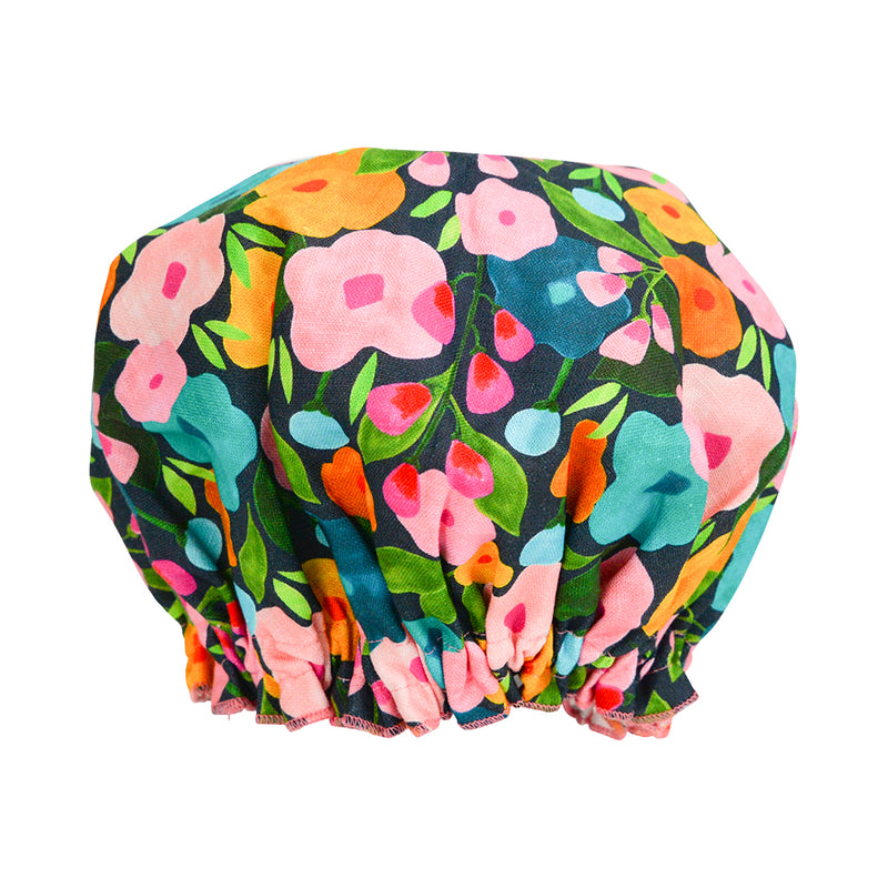 Annabel Trends - Linen Shower Cap - Spring Blooms