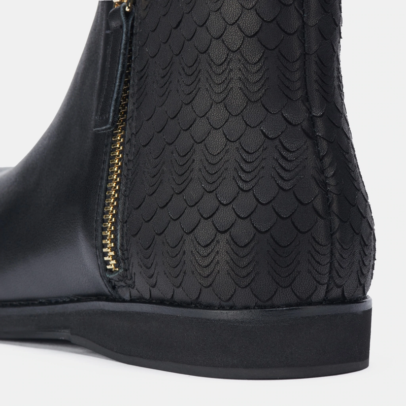 Rollie - Side Zip Geo - Black