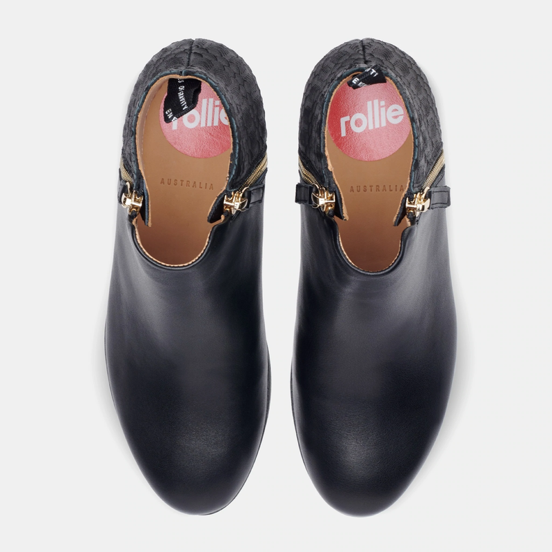 Rollie - Side Zip Geo - Black