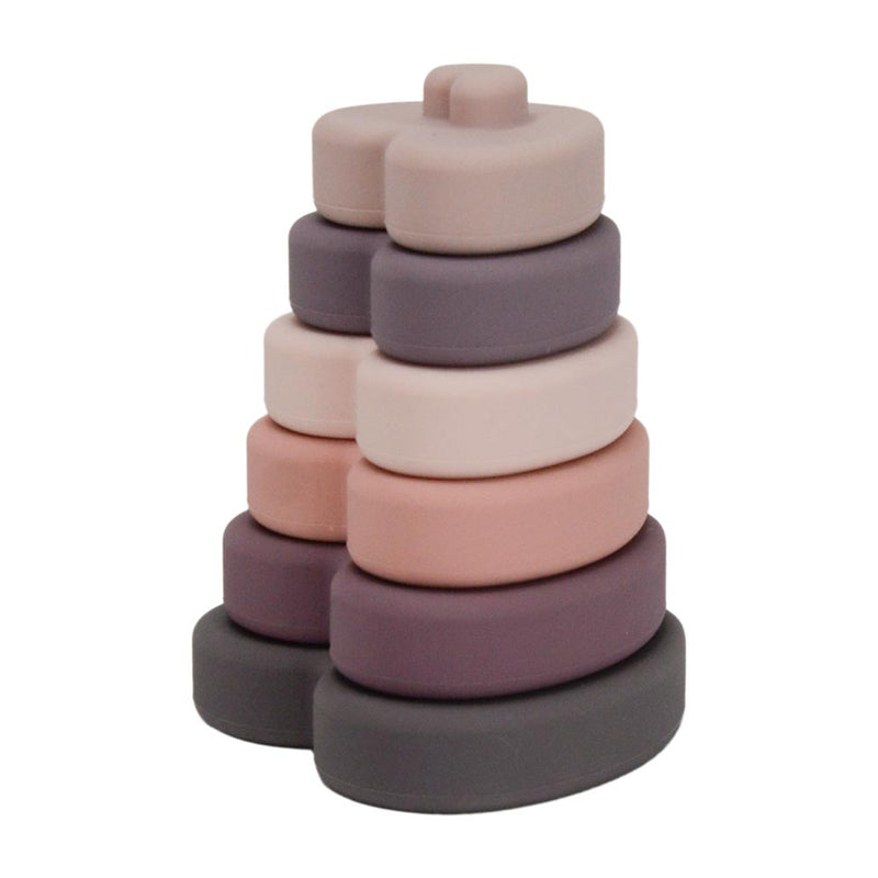 Annabel Trends - Silicone Stackable Toy - Heart