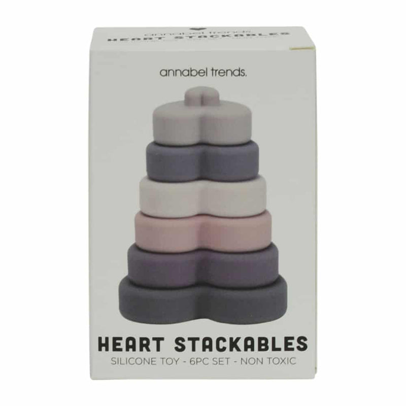 Annabel Trends - Silicone Stackable Toy - Heart