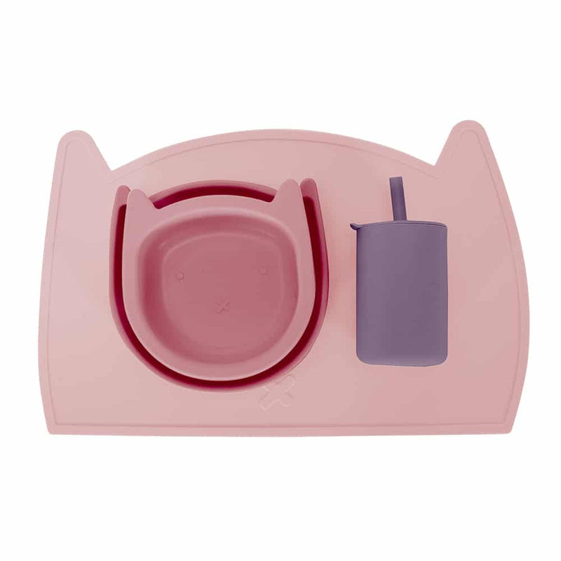 Annabel Trends - Silicone Dinner Set - Cat 4pce