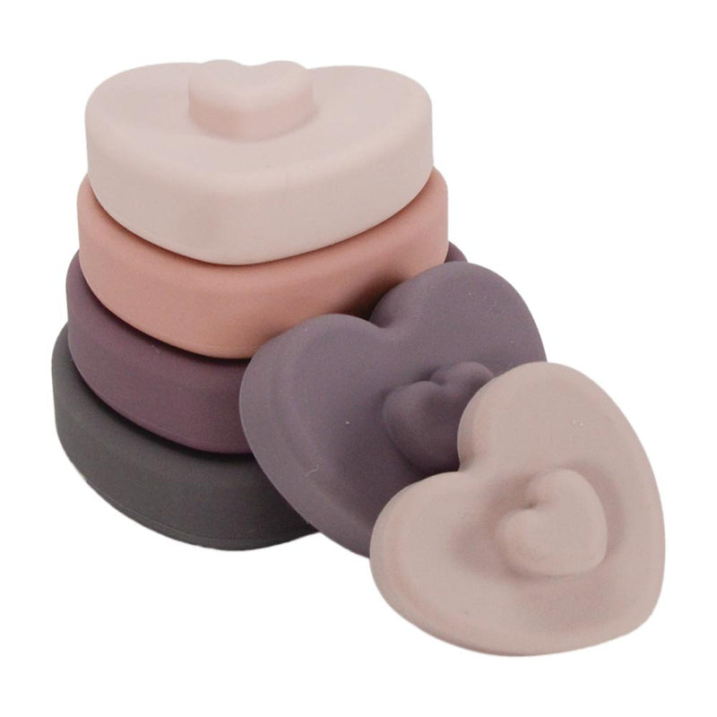 Annabel Trends - Silicone Stackable Toy - Heart