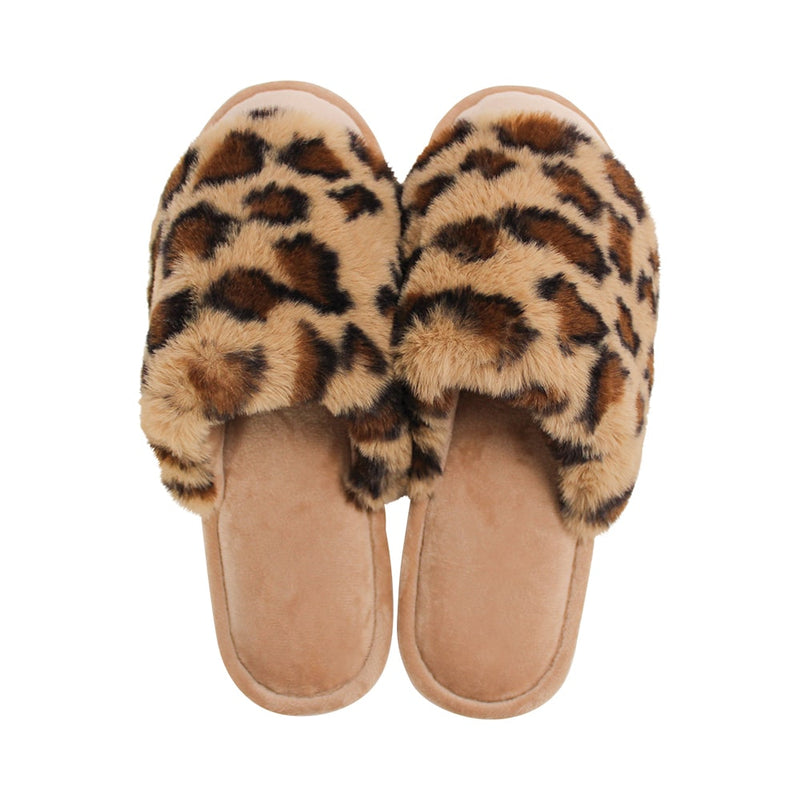 Annabel Trends - Cosy Luxe Slippers - Ocelot