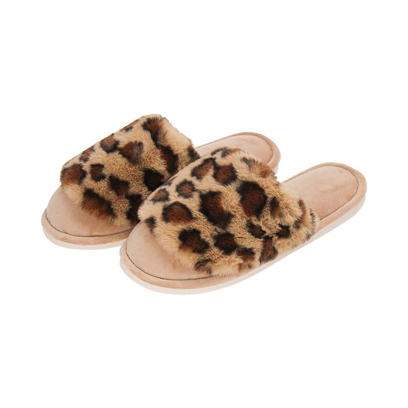 Annabel Trends - Cosy Luxe Slippers - Ocelot