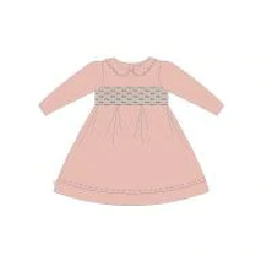 Korango - Smocked Dress - Dusty Pink