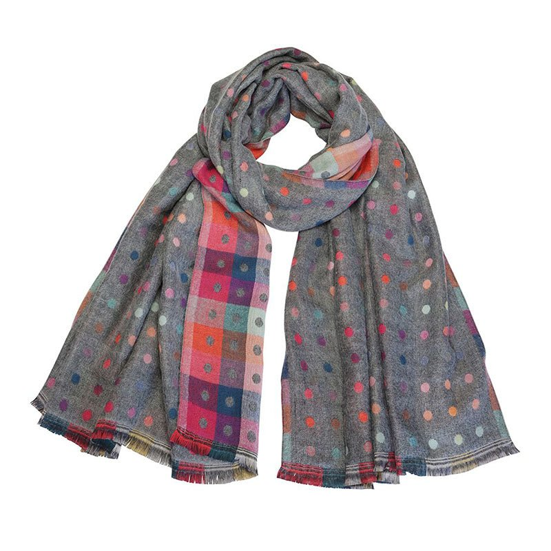 Tiger Tree - Scarf - Smoke She Is Dotty