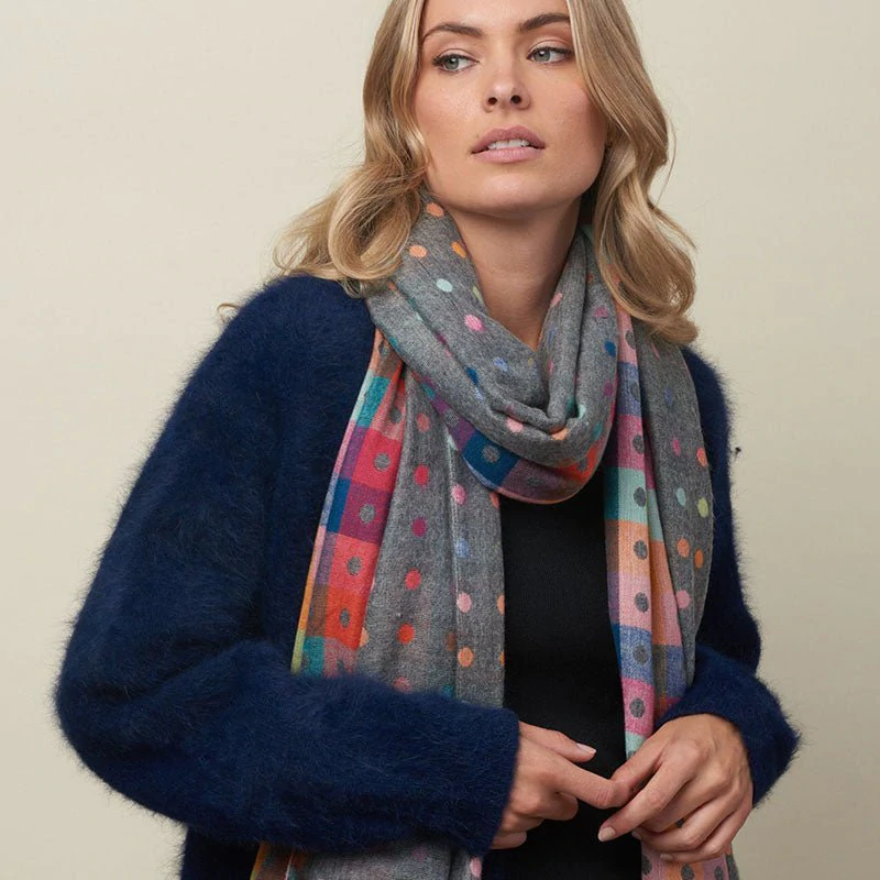 Tiger Tree - Scarf - Smoke She Is Dotty