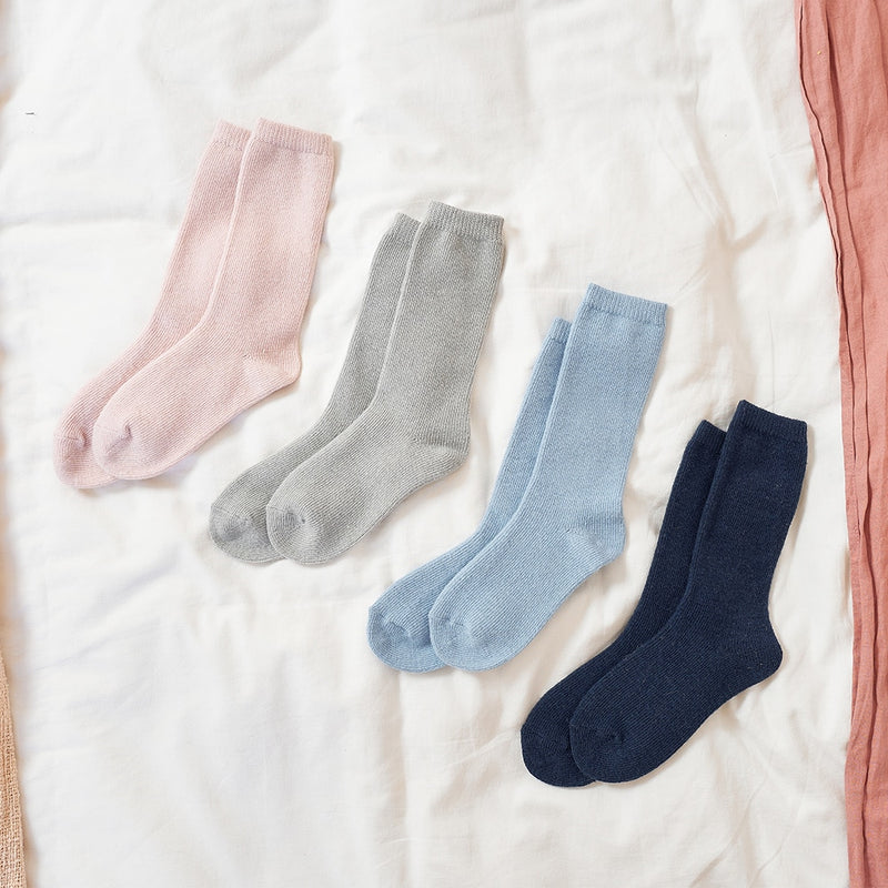 Annabel Trends - Socks Cosy Luxe Cashmere - Dusty Blue